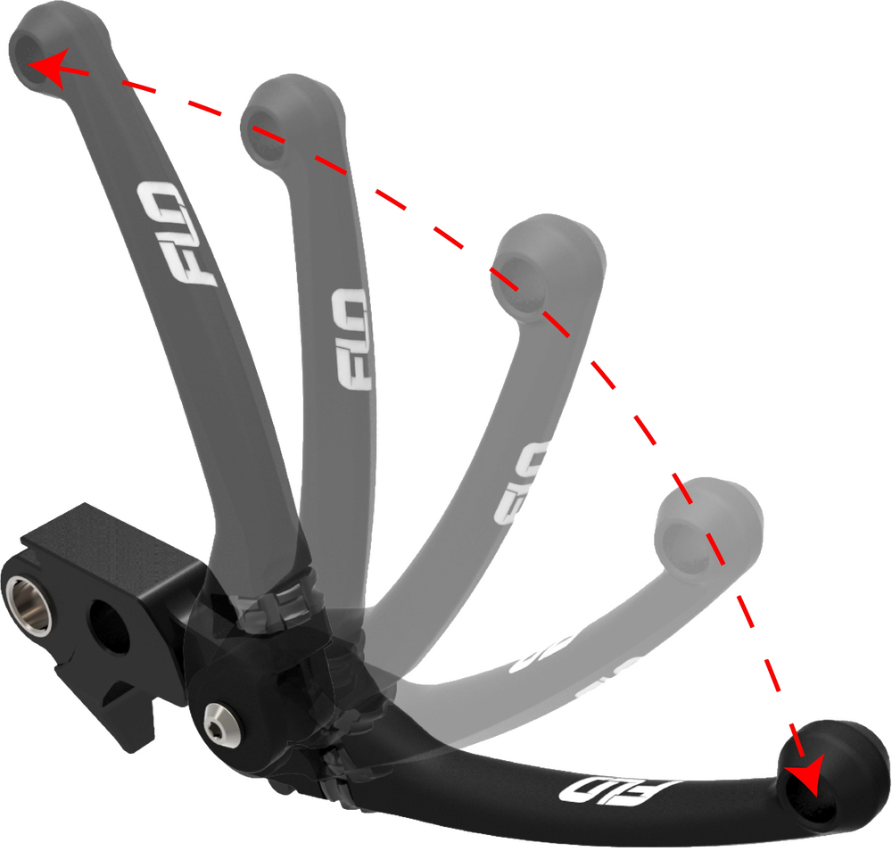 FLO MOTORSPORTS- MX Style Adjustable Levers