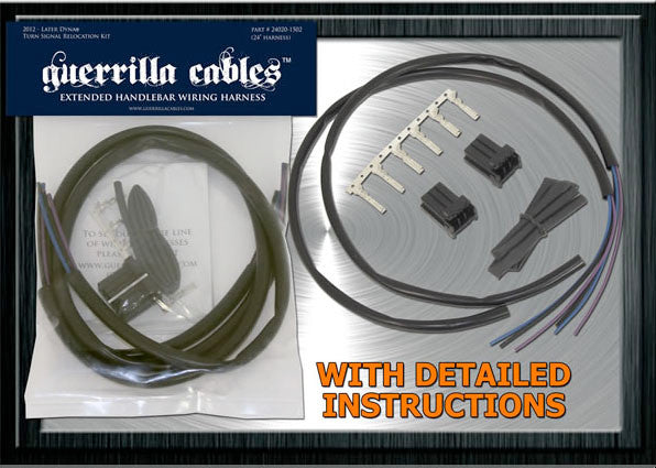 Guerrilla Cables-Dyna® Turn Signal Relocation Kit International |2012-2014