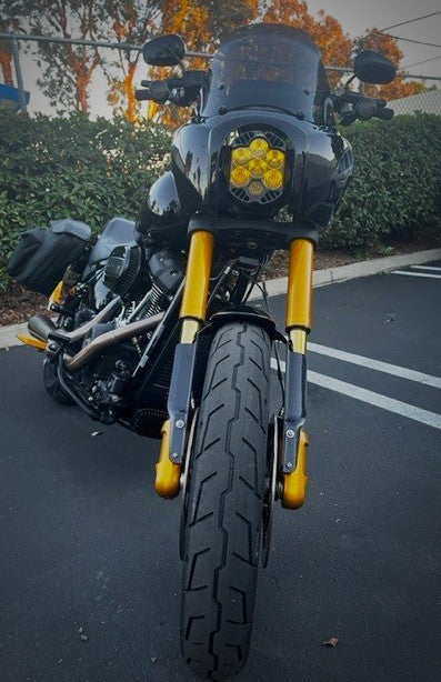 Guerrilla Cables- 2018-2024 Softail M8 Baja Designs LP4/LP6 Headlight Harness (Except FXLRST)