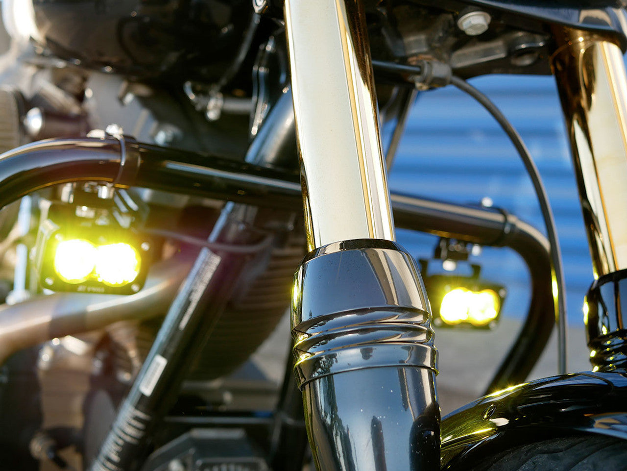 Guerrilla Cables- 2018-2023 Softail Baja Designs Spotlight Harness
