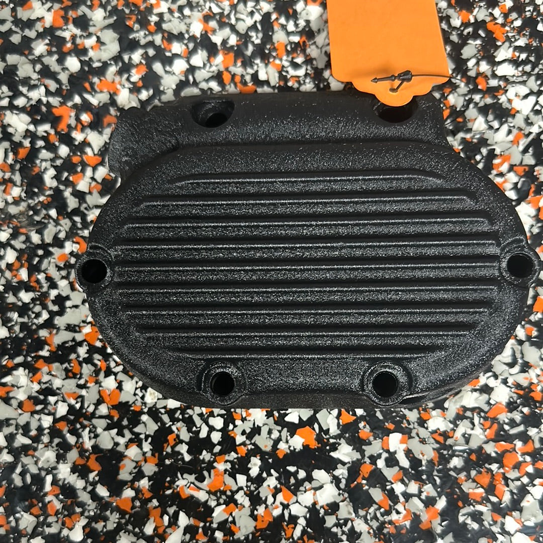 5-Speed Trans Cover- Finned Wrinkle Black