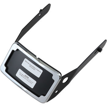 CYCLE VISIONS- Curved License Plate Mounts w/ Frame and LED Lights