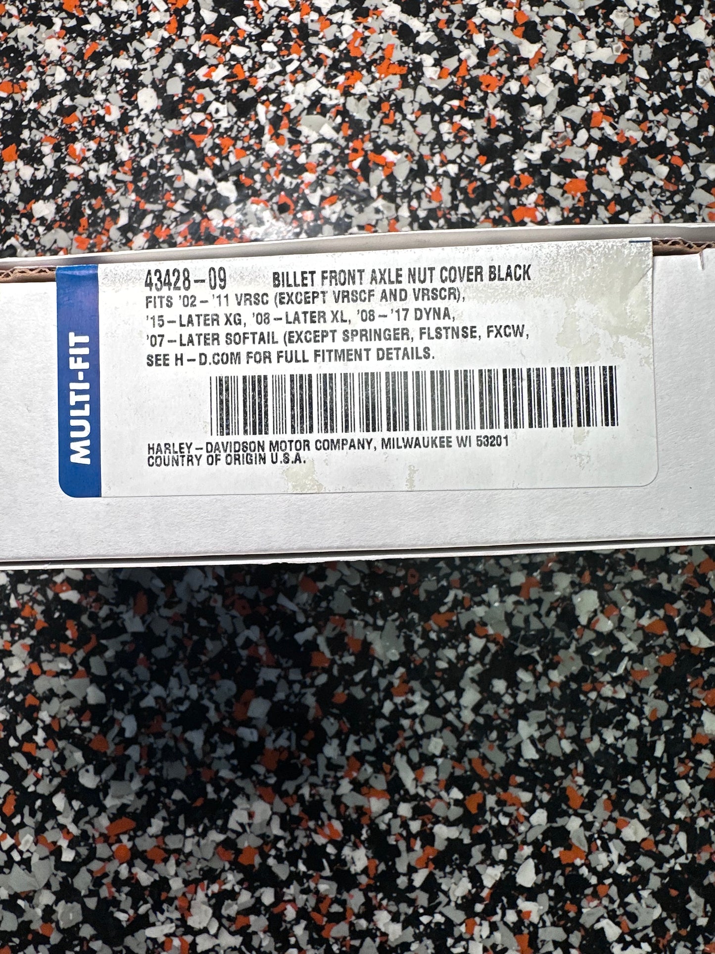 Harley Davidson- Front Axle Nut Covers