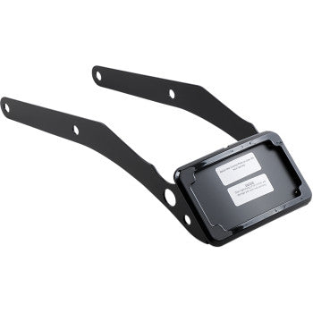 CYCLE VISIONS- Curved License Plate Mounts w/ Frame and LED Lights