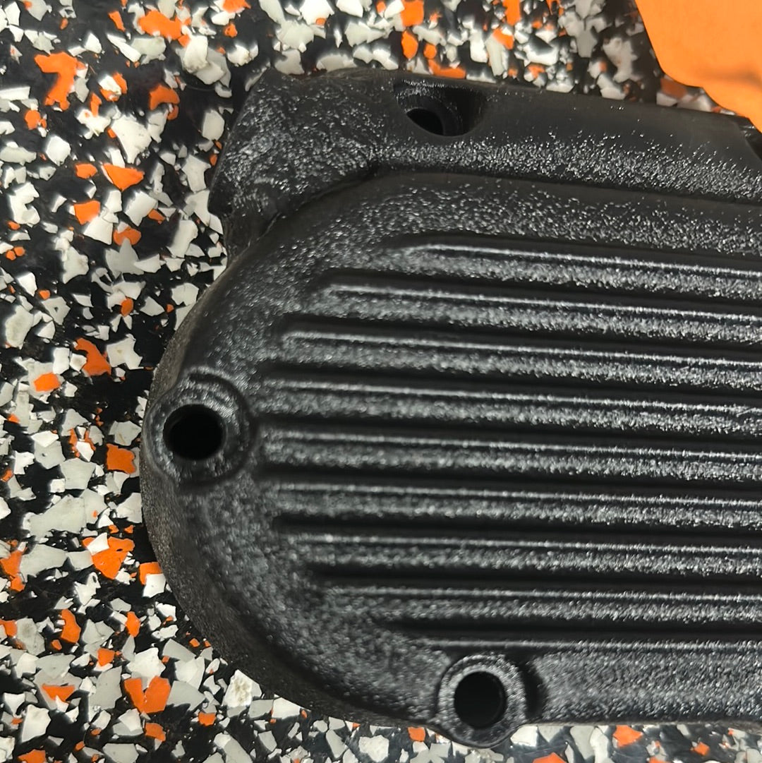 5-Speed Trans Cover- Finned Wrinkle Black