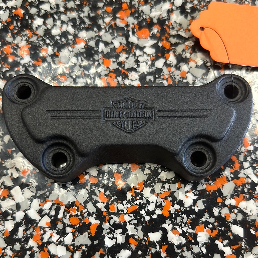 HD Riser Top Clamp- “Wrinkle” Black