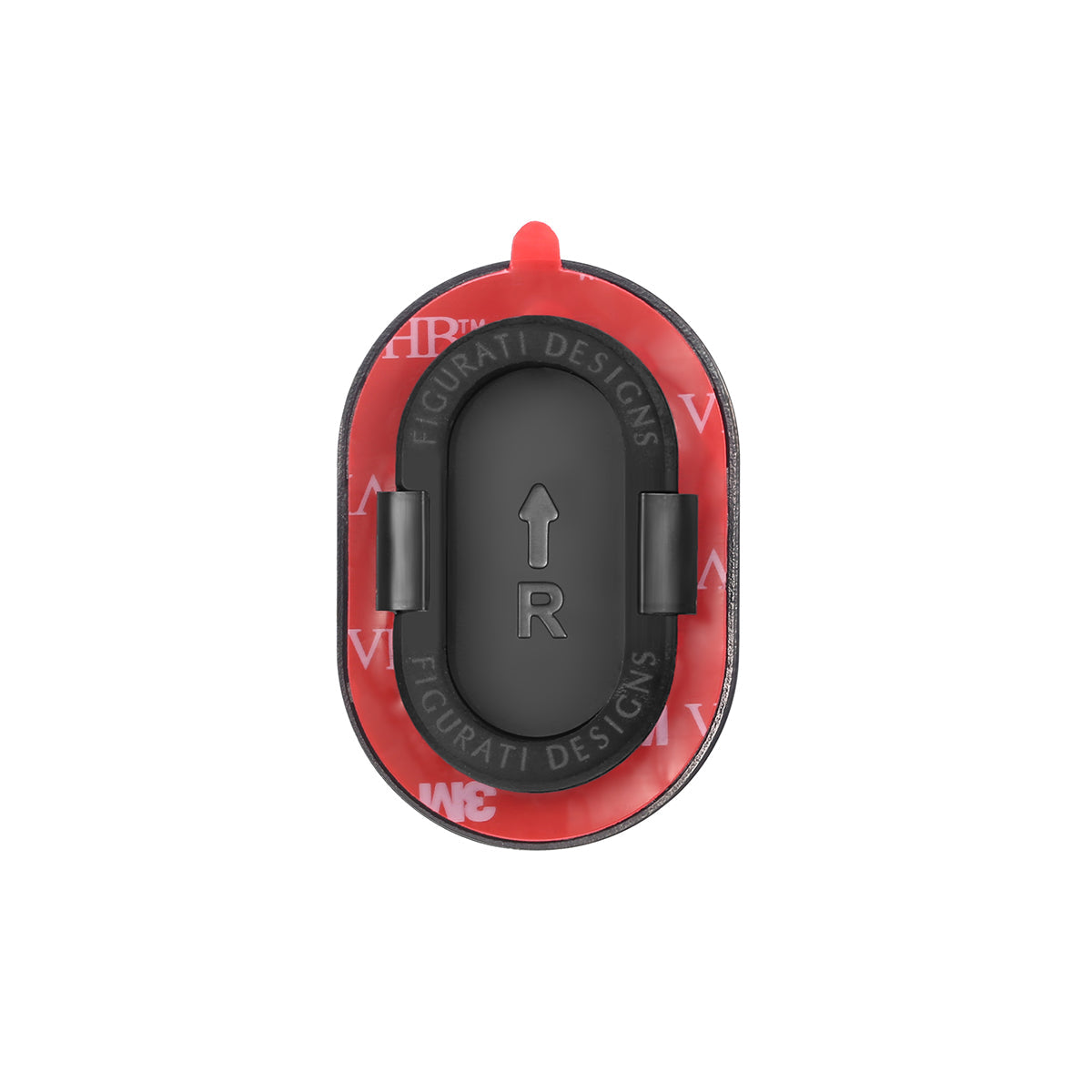 Harley-Davidson Black Red White & Blue Skull Antenna Cover - Left