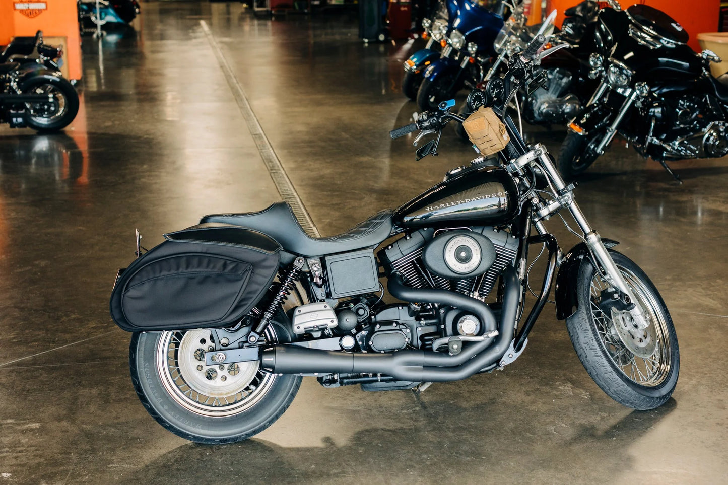 LEATHER PROS- Retro Series V3 Dyna Saddlebags - Ballistic Nylon ('91-2017)