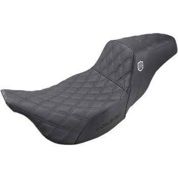 Sadddlemen Pro Series SDC Performance Seat "08 -'23 FL Touring " - Full Lattice Stitch