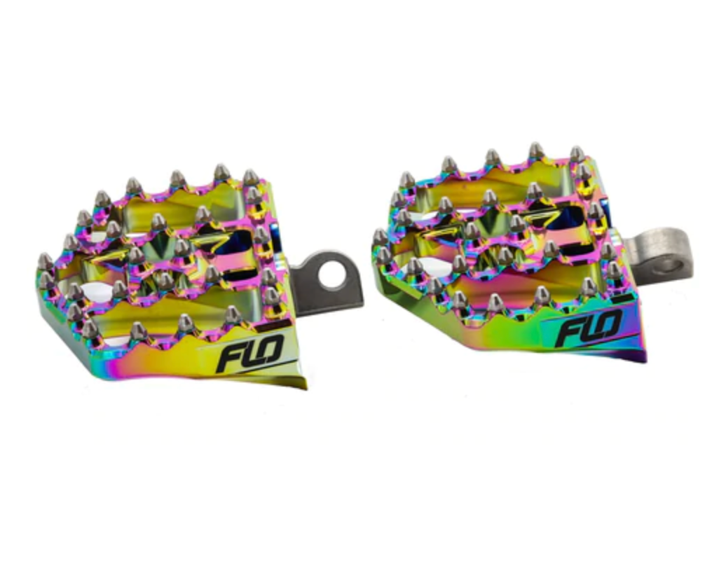 FLO MOTORSPORTS- V4 Mini Moto/ Floor Boards For Harley Davidson Dyna/Chopper