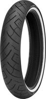 Shinko Front Tire- Cruiser/ Touring- SR777 & SR 777 H.D.- "Black/ White Wall"
