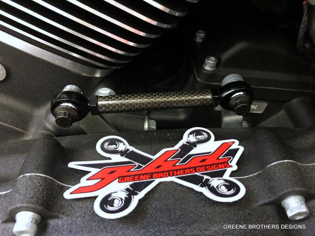 GREEN BROTHERS DESIGN- Dyna Mid Controls 4 1/2" - 2005 & Below With Black Hardware