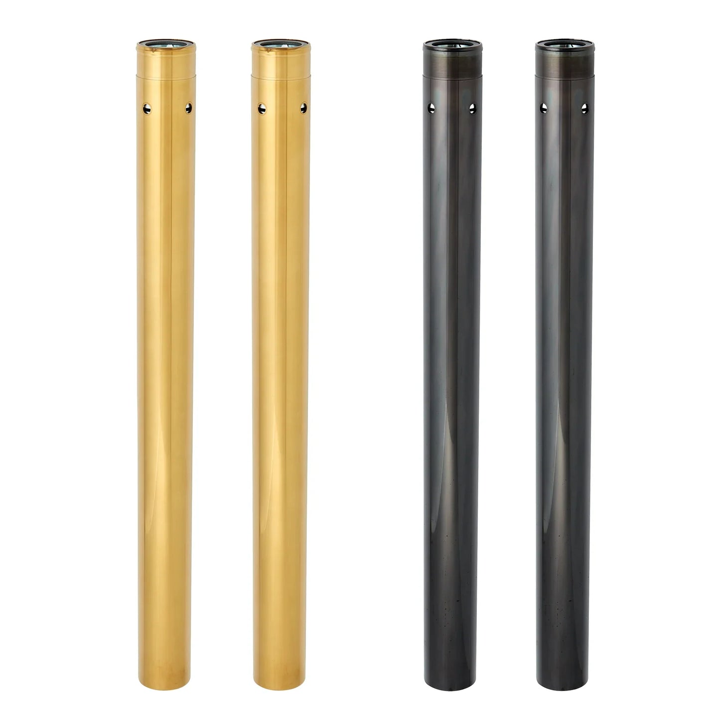 49mm gold and black fork tubes for Harley Bagger Softail