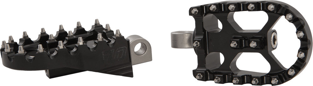 FLO MOTORSPORTS V2 MX Style Foot Pegs – 2" x 3.125" – Harley-Davidson Dyna, FXR & Sportster
