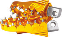 FLO MOTORSPORTS-MOTO STYLE FOOTPEG SET  2"X3.125" V2 MX STYLE FOR HARLEY DAVIDSON-DYNA/FXR/ SPORTSTER