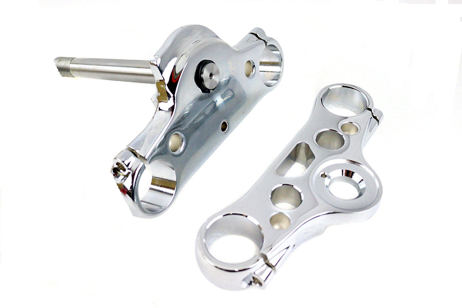 V-Twin Manufacturing| FXD 49mm Triple Tree Set Chrome
