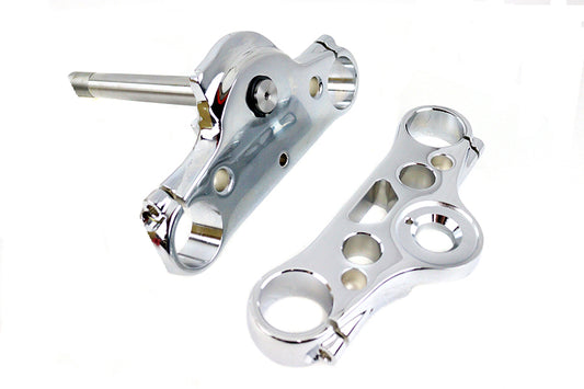 V-Twin Manufacturing| FXD 49mm Triple Tree Set Chrome