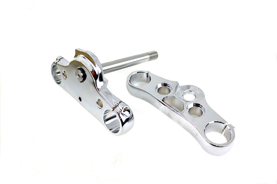 V-Twin Manufacturing| FXD 49mm Triple Tree Set Chrome