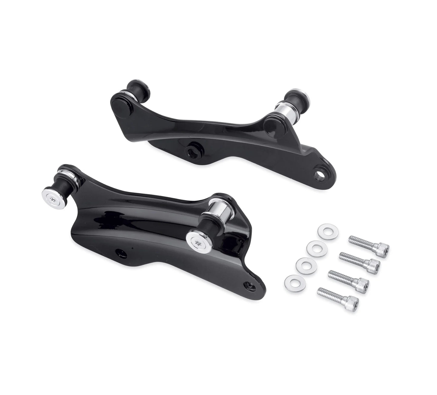 Harley Davidson motorcycle 4-point docking hardware kit gloss black