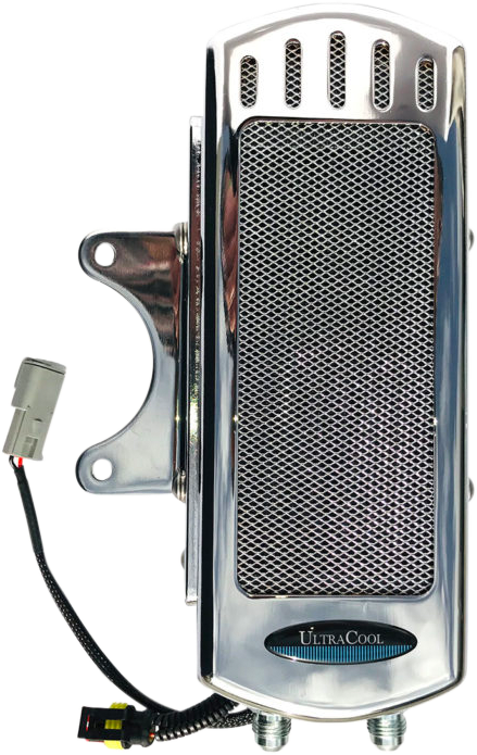 Ultra Cool| M8 Touring Oil Cooler for Models with Full Size Engine Guard