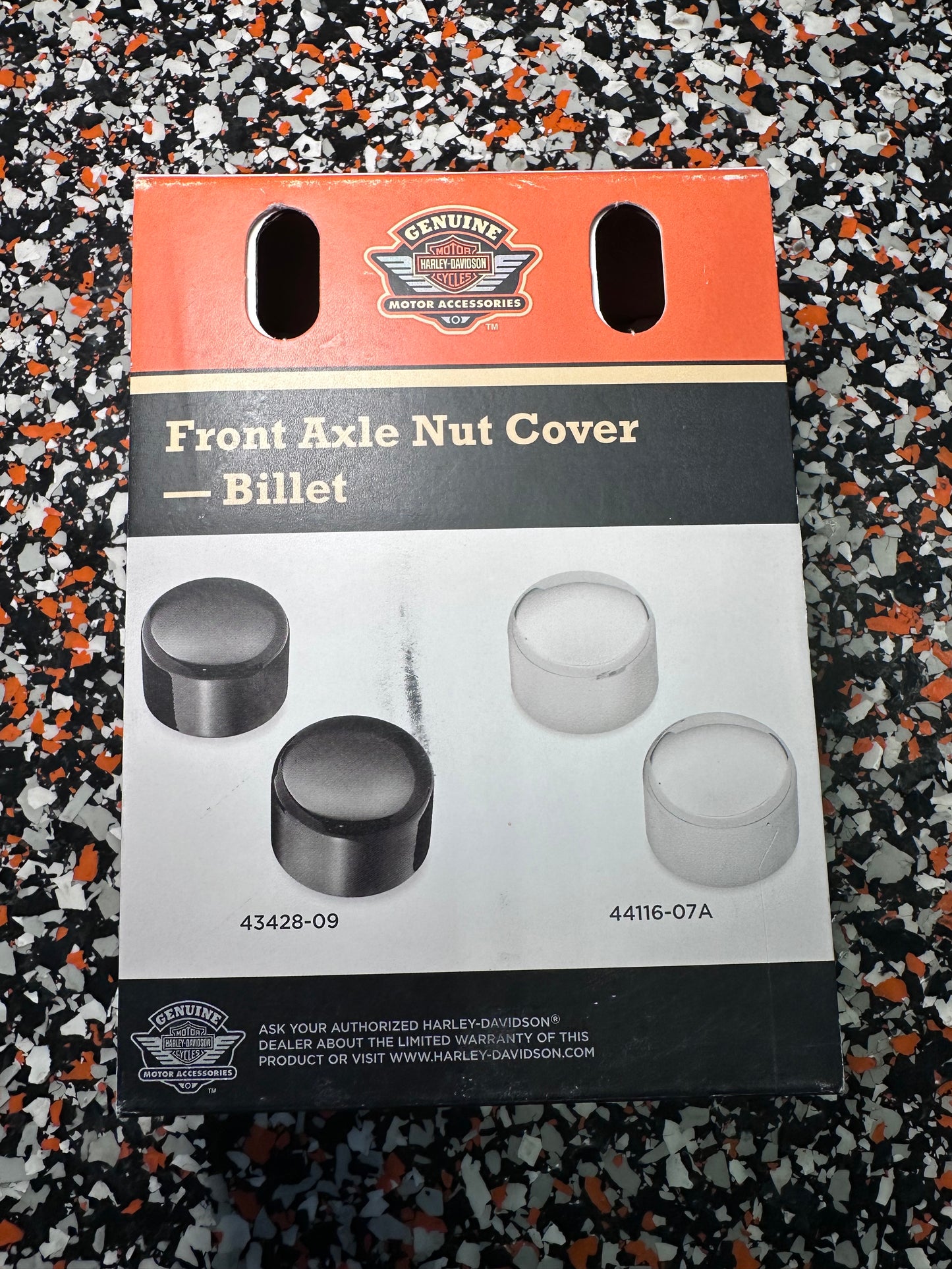 Harley Davidson- Front Axle Nut Covers