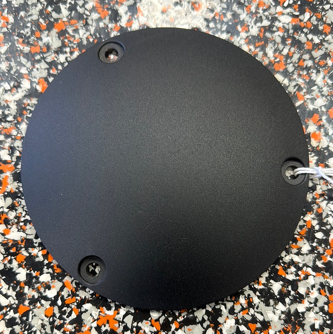 3-Hole Derby Cover- Wrinkle Black