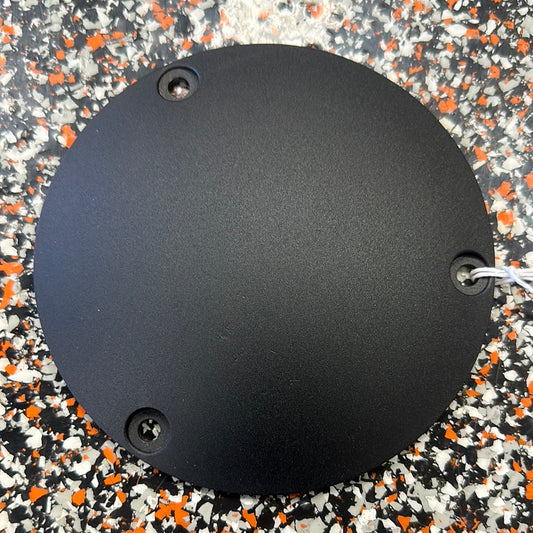 3-Hole Derby Cover- Wrinkle Black