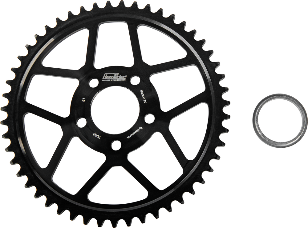 HARDDRIVE- Rear Steel Sprocket- Big Twin/ XL '84-25 (No FLH/FLT 09-25)
