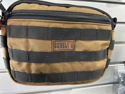 Conely's Canvas Bag Tan Canvas with black stitching