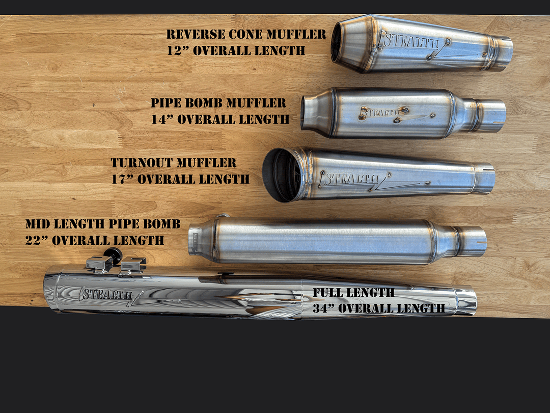 Stealth Exhaust For Softail 17-26 M8