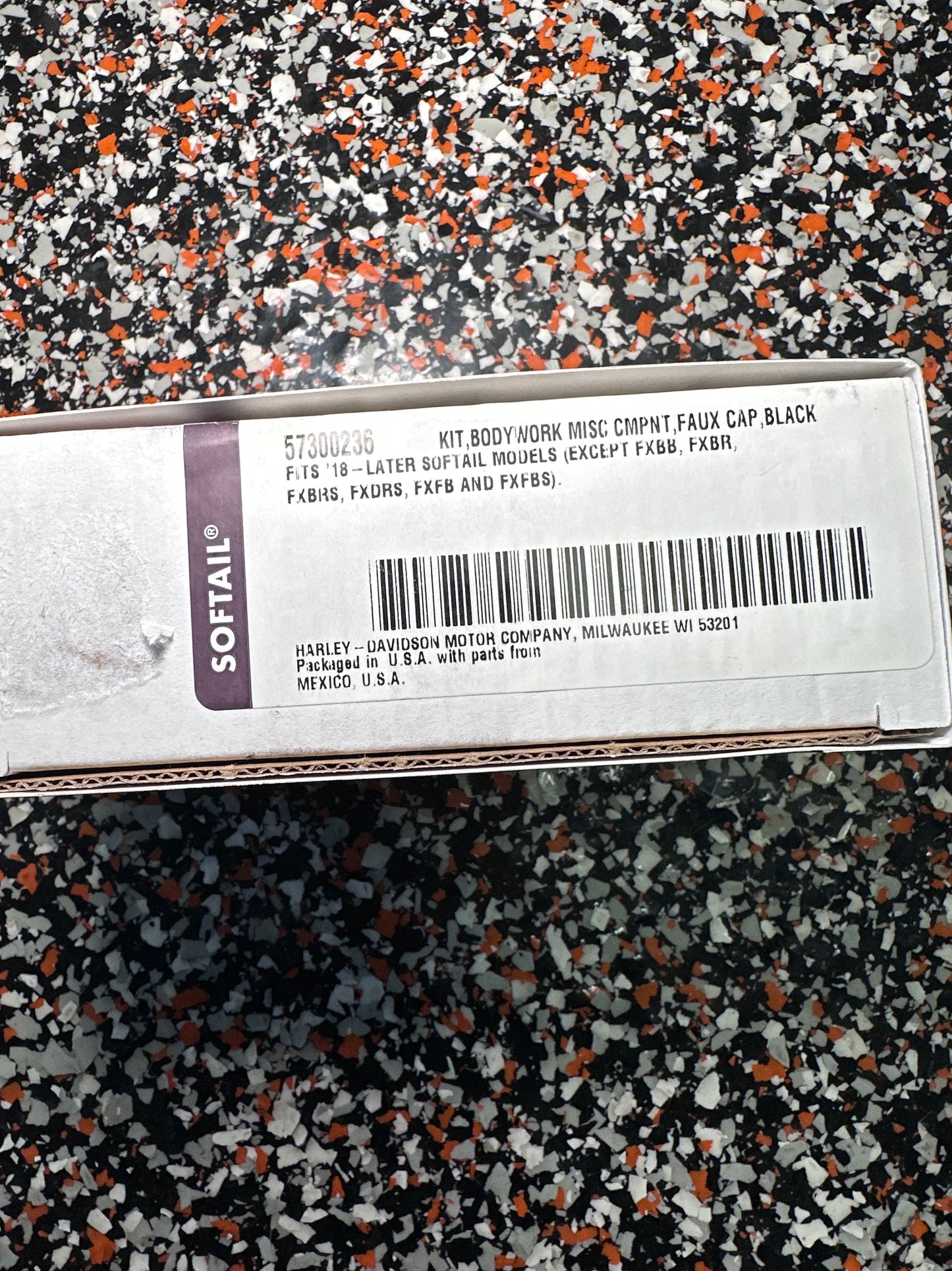 Harley Davidson- Gloss Black- Left Side Fuel Tank Cap