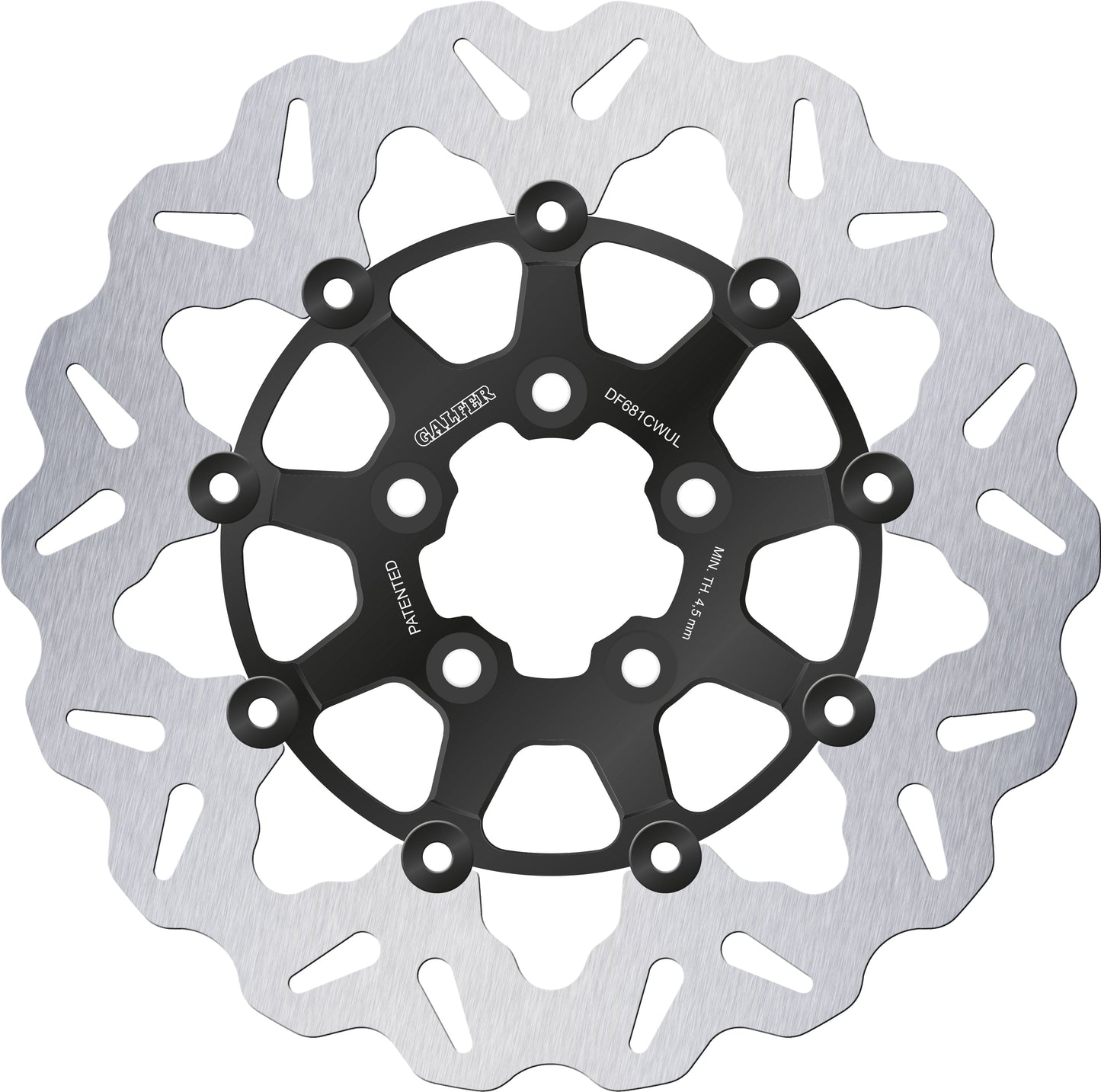 11.5" Standard Floating Wave® Rotor - Rear - Harley Davidson