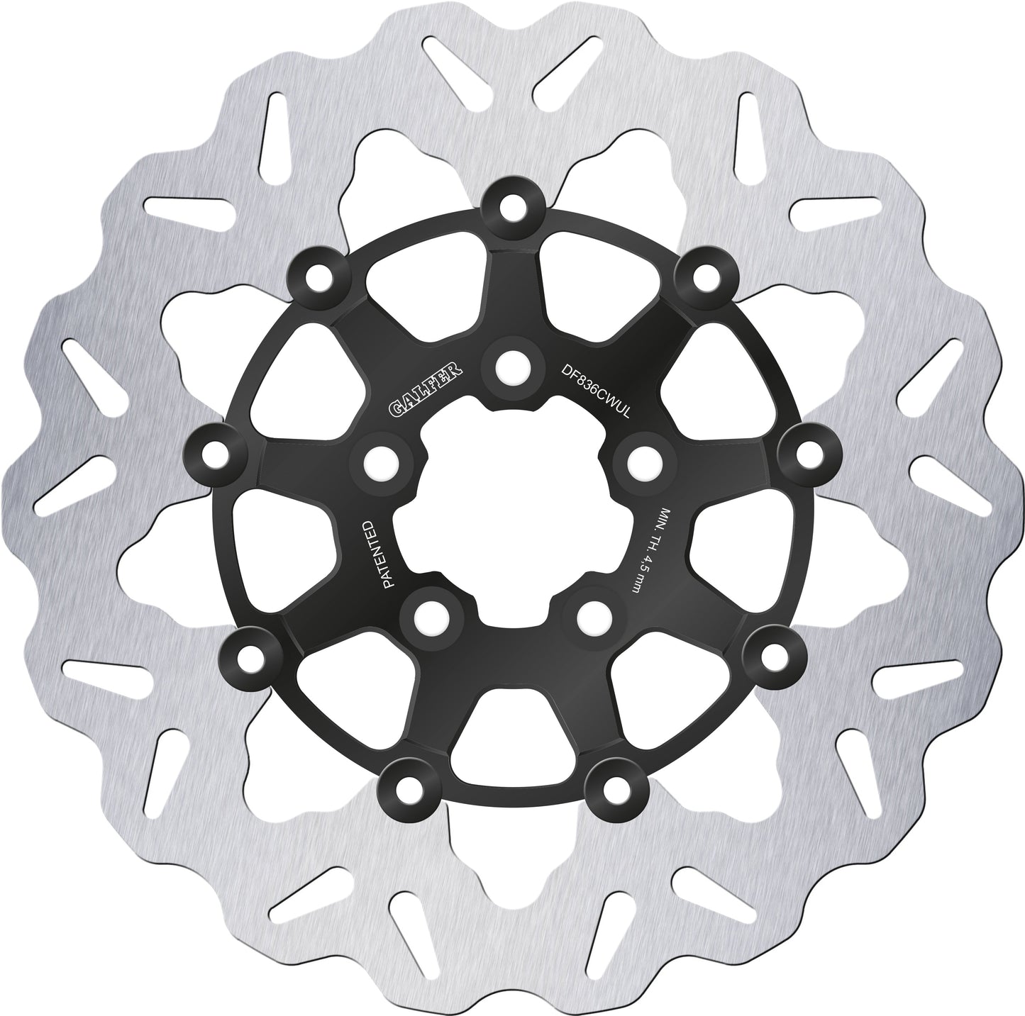 11.8" Standard Floating Wave® Rotor - Rear - Harley Davidson