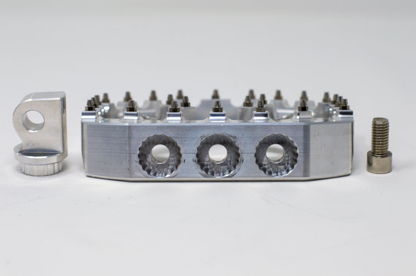 Triple Mount Mini Floorboards Raw Aluminum