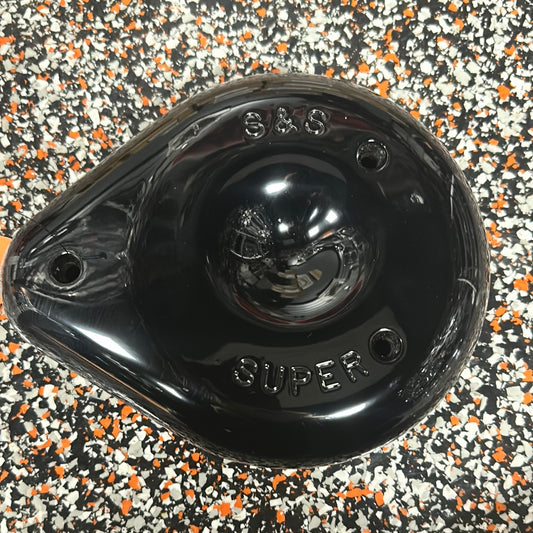 S&S Teardrop Air filter cover- Fresh Gloss Black