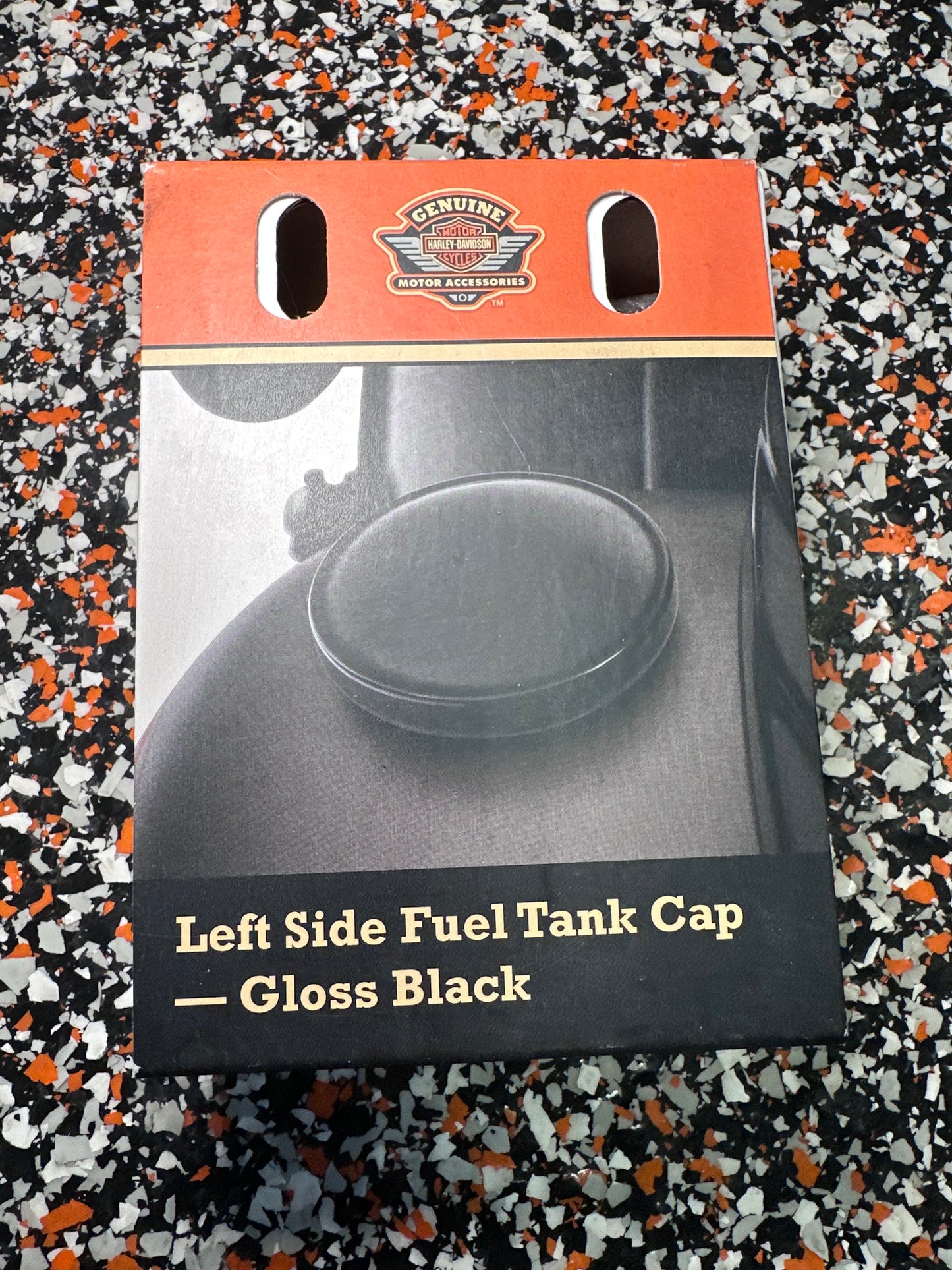 Harley Davidson- Gloss Black- Left Side Fuel Tank Cap