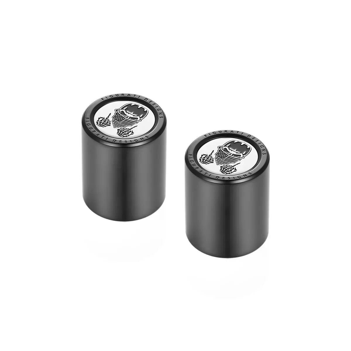 Harley-Davidson Stainless-Steel in Black masked Skull Docking Hardware