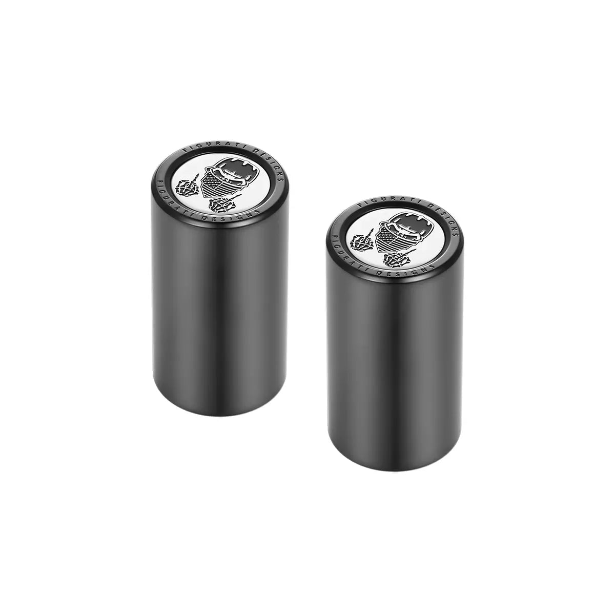 Harley-Davidson Stainless-Steel In Black Masked Skull Docking Hardware