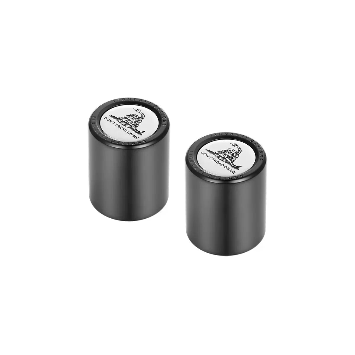 Harley-Davidson Stainless-Steel in Black Don't Tread on Me Docking Hardware