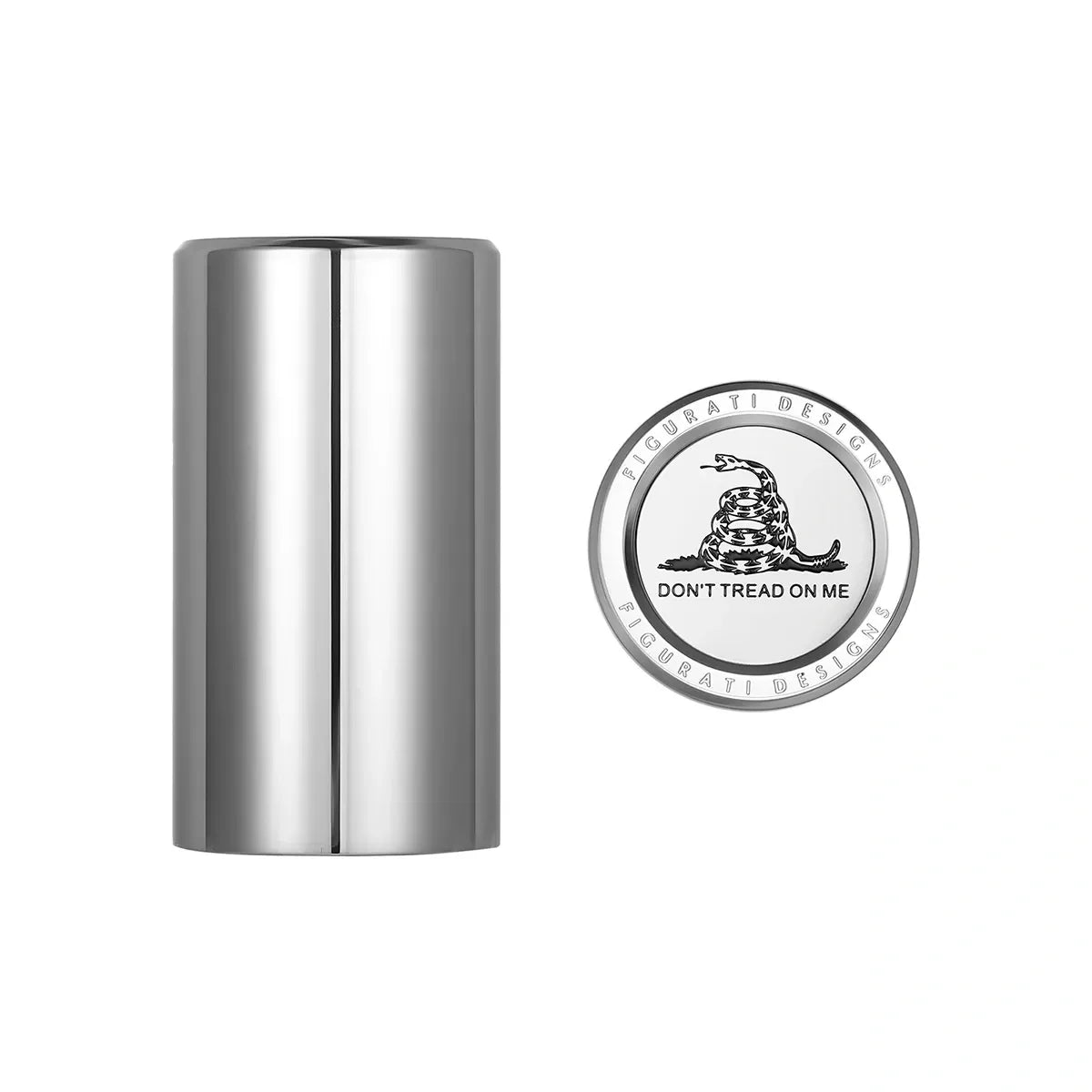Harley-Davidson Stainless-Steel Don't Tread On Me Docking Hardware