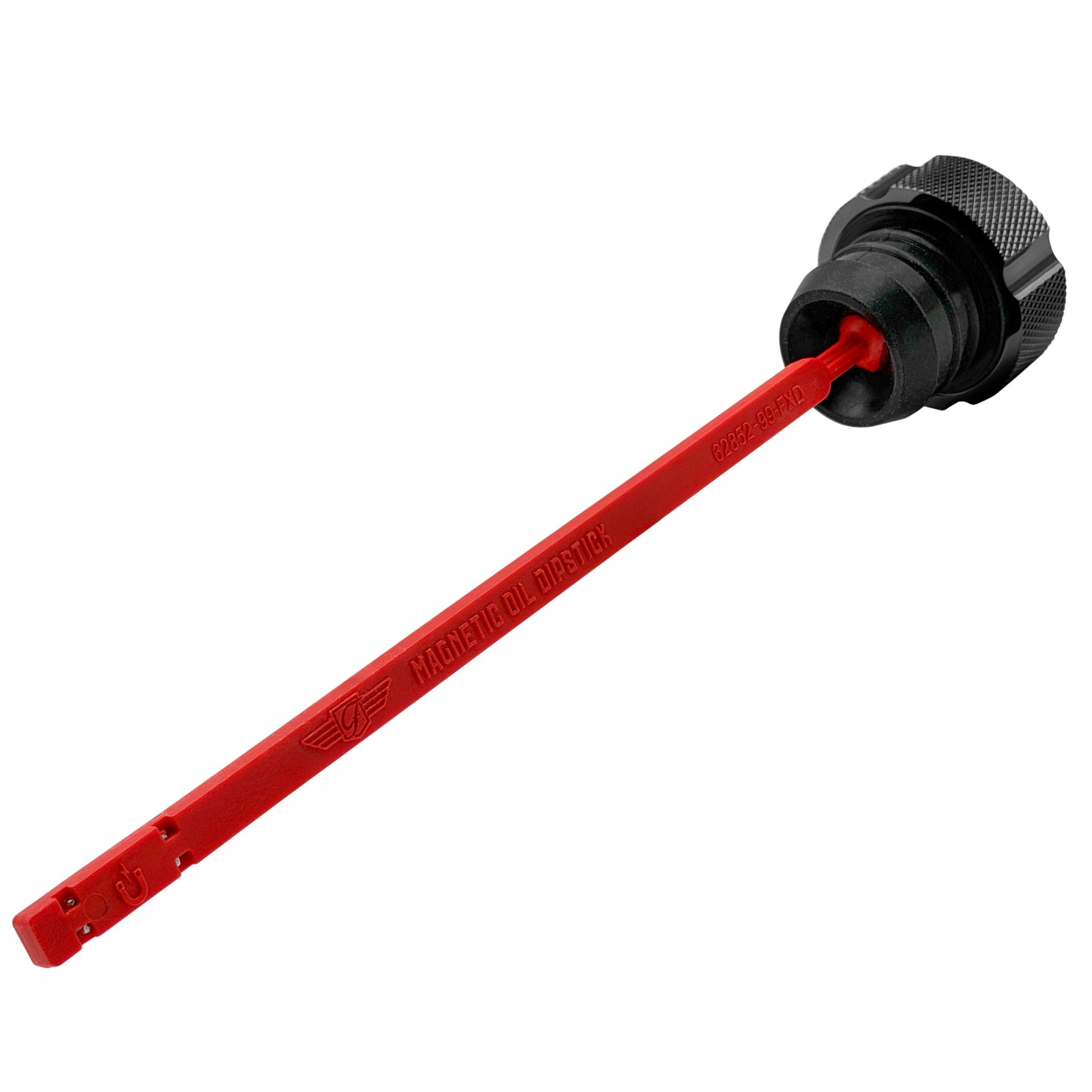 Magnetic Dipstick for Harley-Davidson Dyna (1999-2005) - Knurled Black