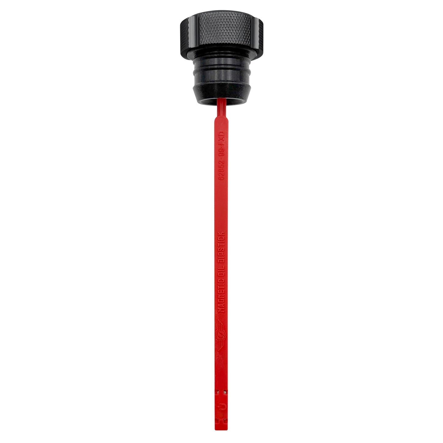 Magnetic Dipstick for Harley-Davidson Dyna (1999-2005) - Knurled Black