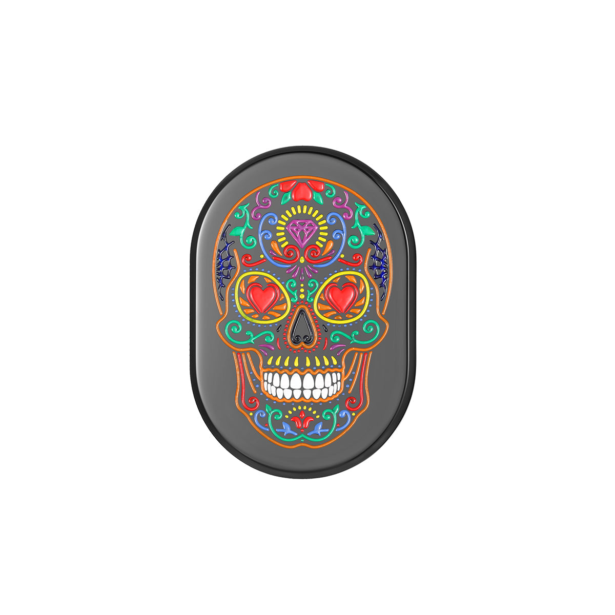 Harley-Davidson Black Antenna Sugar Skull Cover - Right