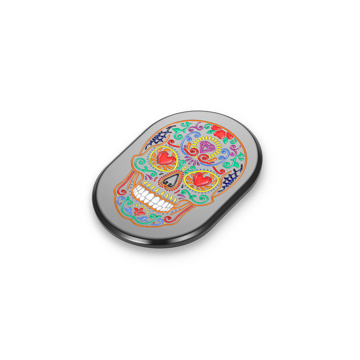 Harley-Davidson Black Antenna Sugar Skull Cover - Right