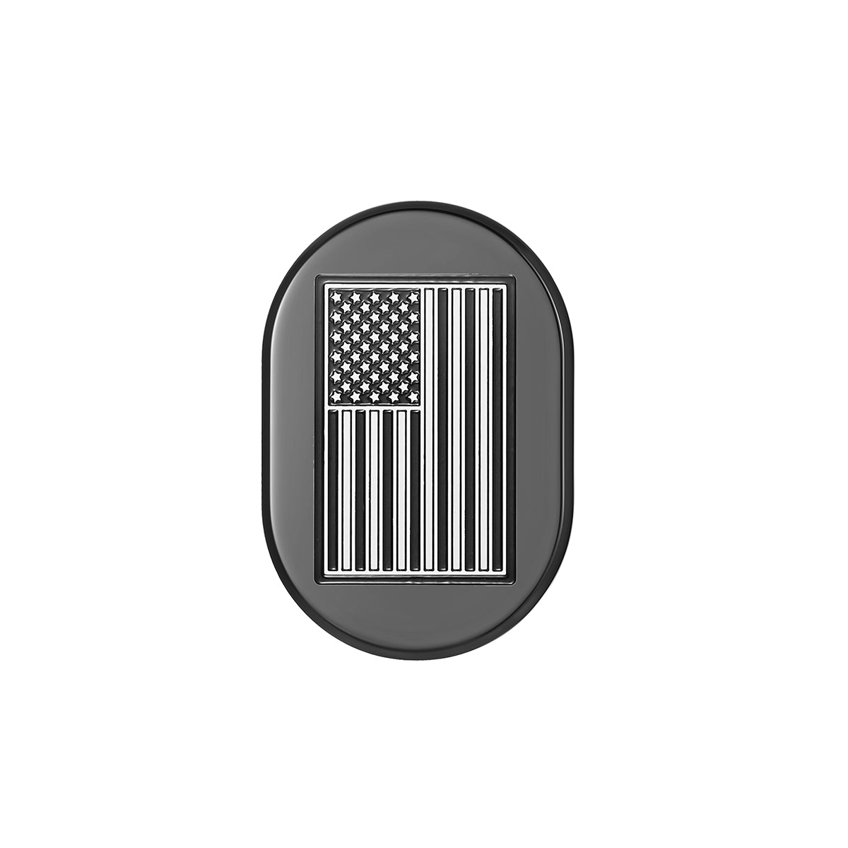Harley-Davidson Black Contrast Cut American Flag Antenna Cover - Right