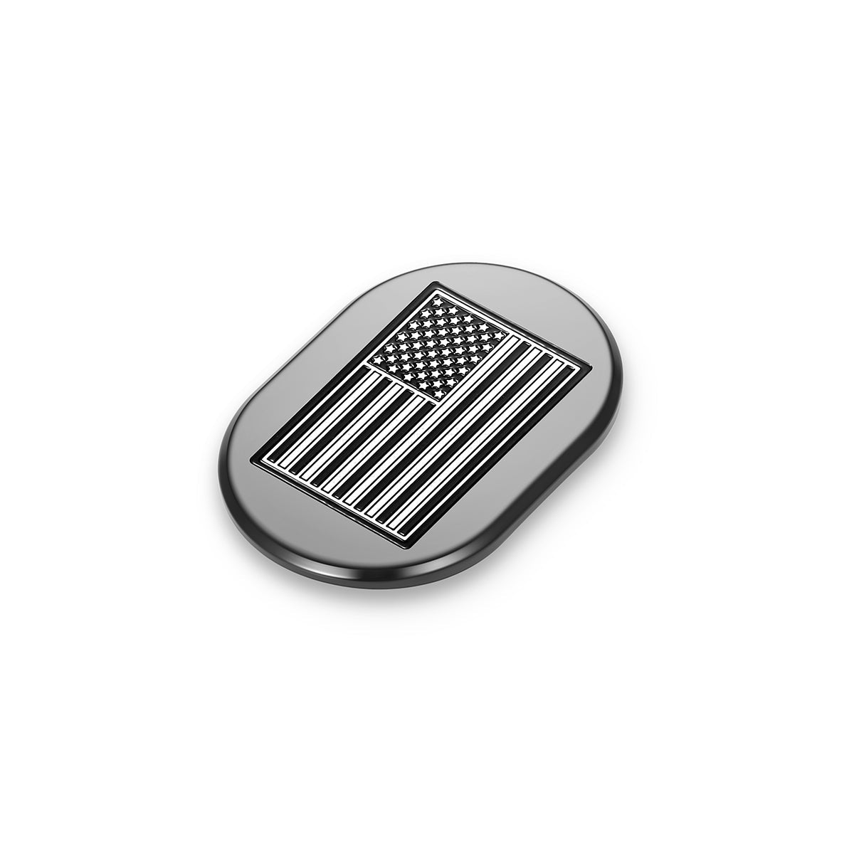 Harley-Davidson Black Contrast Cut American Flag Antenna Cover - Right