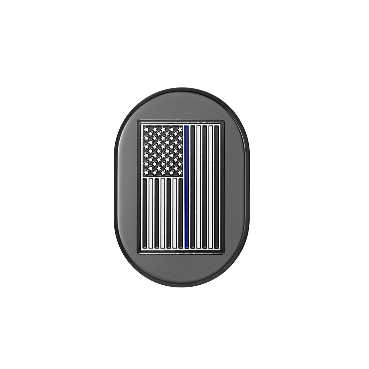 Harley-Davidson Black thin Blue Line Antenna Cover - Right