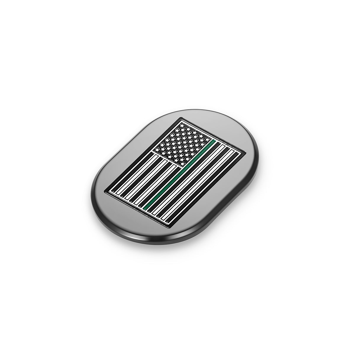 Harley-Davidson Black thin Green Line Antenna Cover - Right