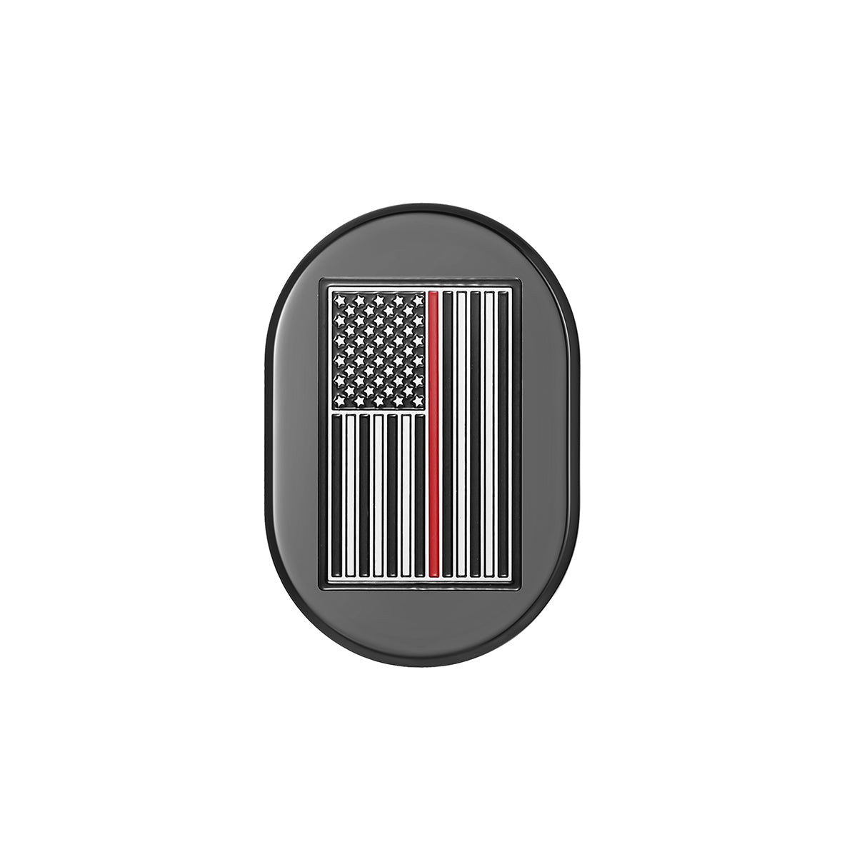 Harley-Davidson Black thin Red Line Antenna Cover - Right