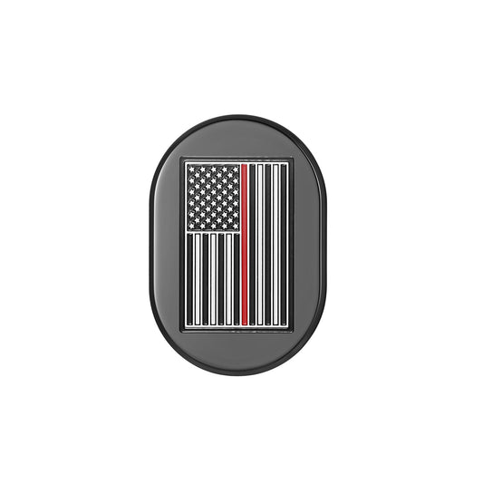 Harley-Davidson Black thin Red Line Antenna Cover - Right